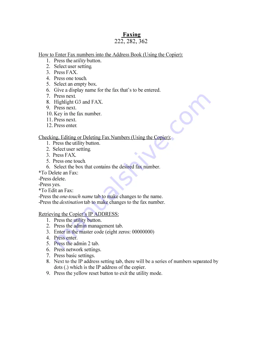 Konica Minolta Bizhub 222 Instructions Manual Download Page 5