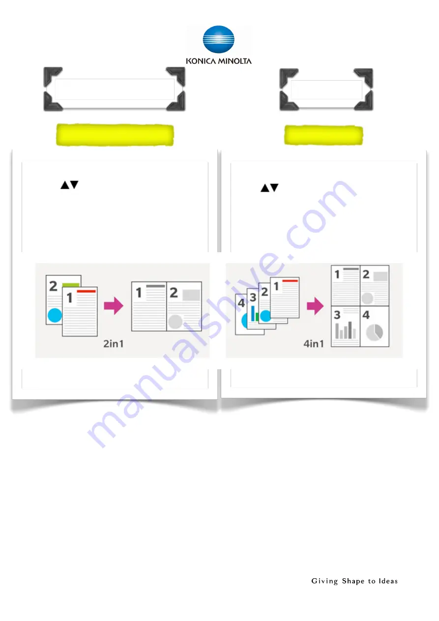 Konica Minolta bizhub 225i Shortcut Manual Download Page 11