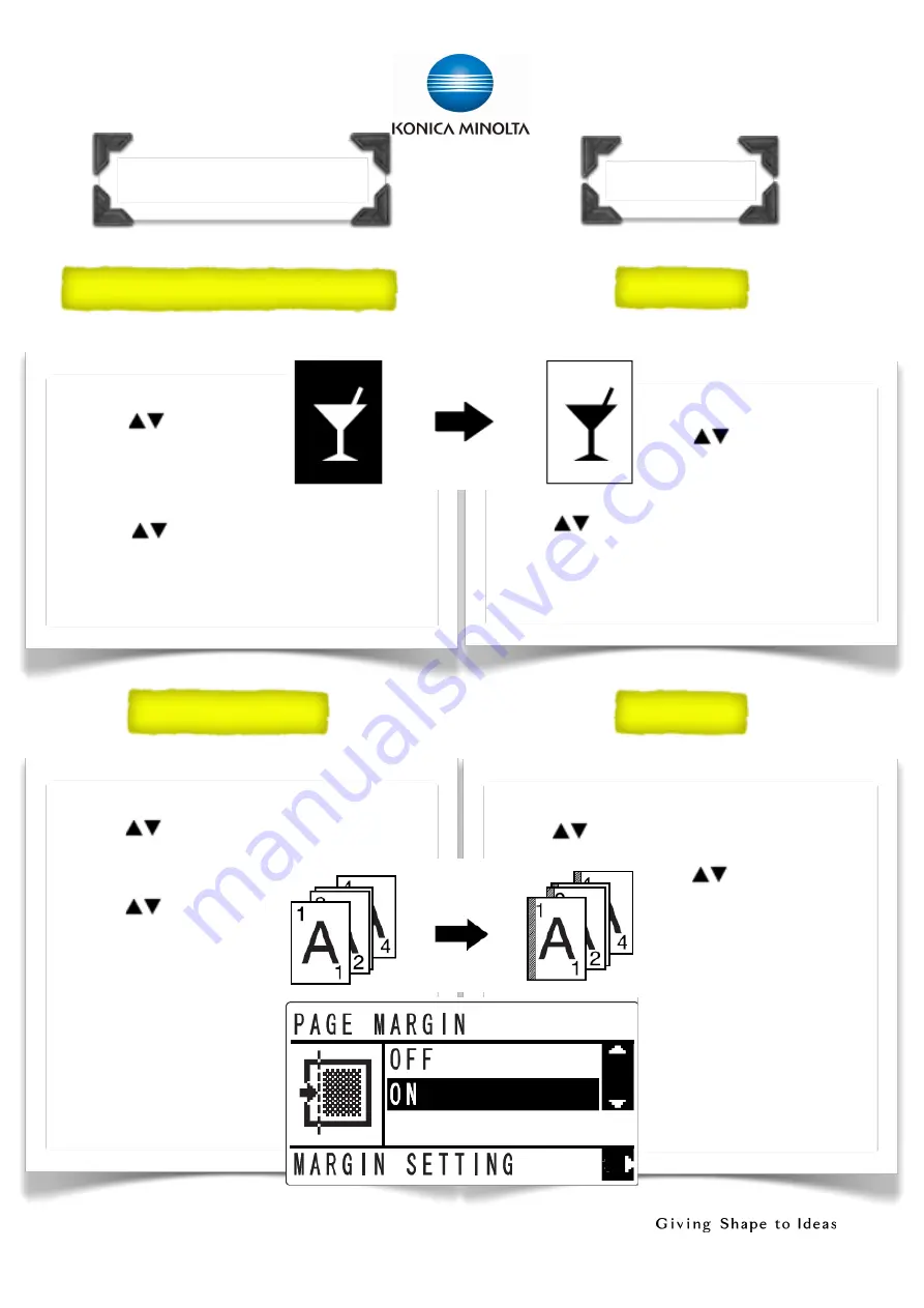 Konica Minolta bizhub 225i Shortcut Manual Download Page 15