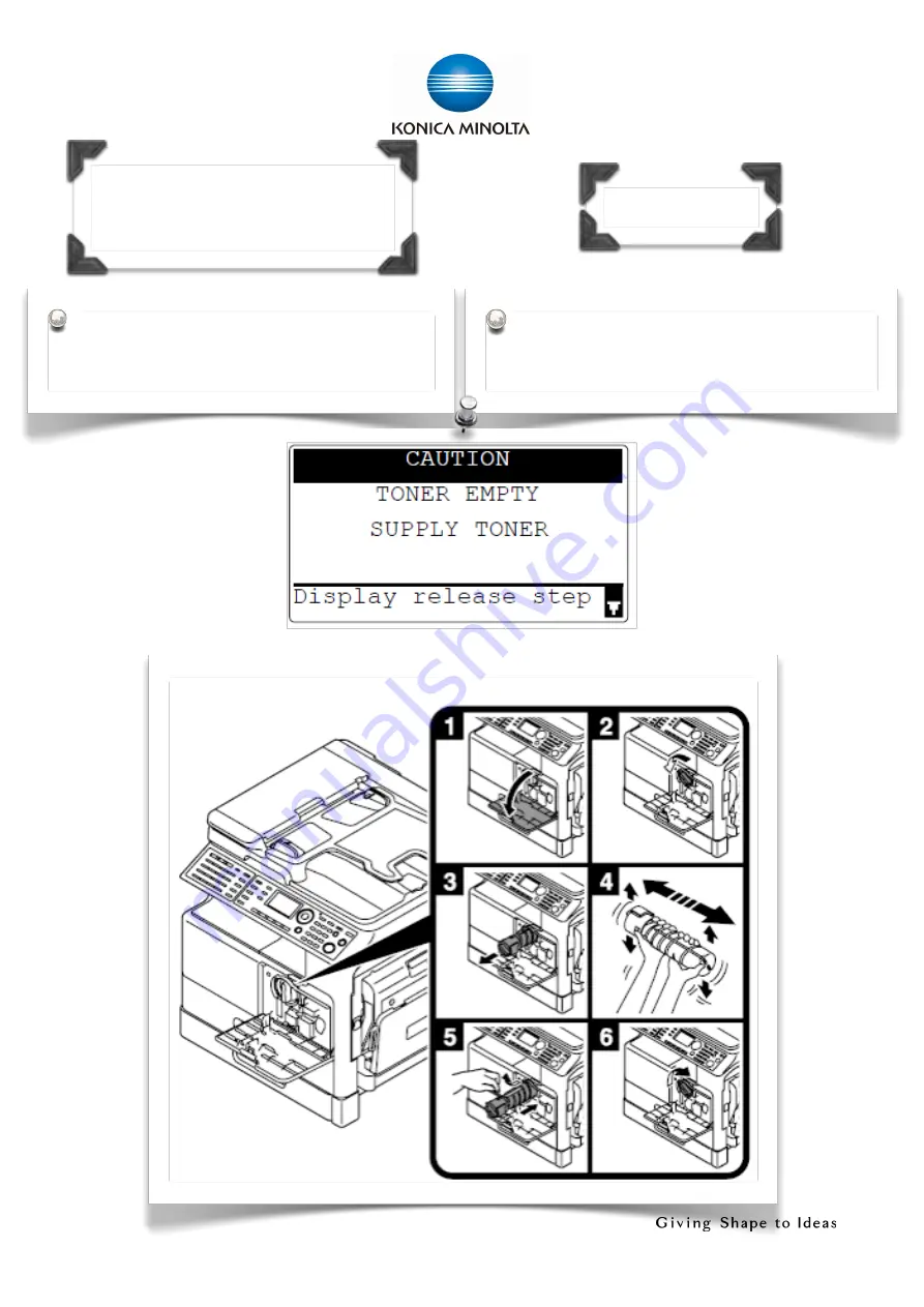 Konica Minolta bizhub 225i Shortcut Manual Download Page 29