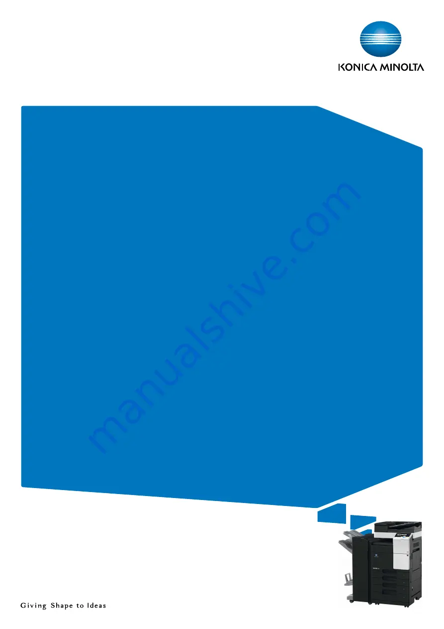 Konica Minolta bizhub 227 Quick Manual Download Page 1