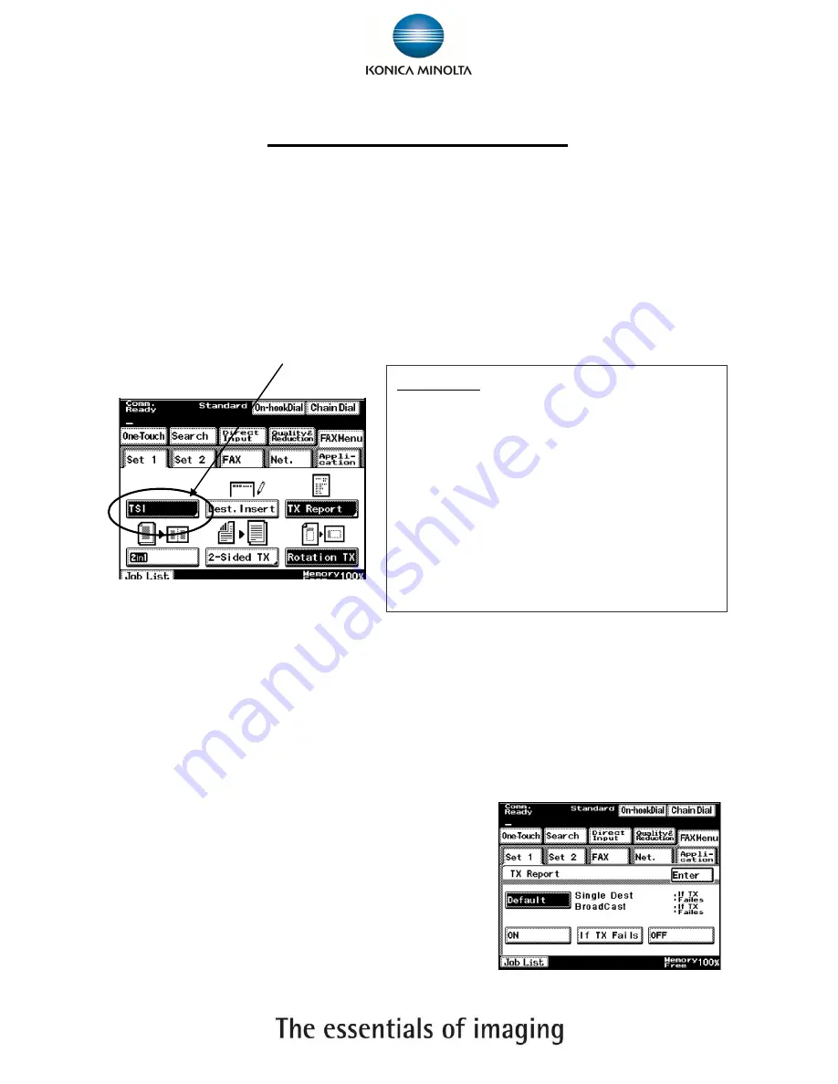 Konica Minolta Bizhub 282 Shortcut Manual Download Page 19