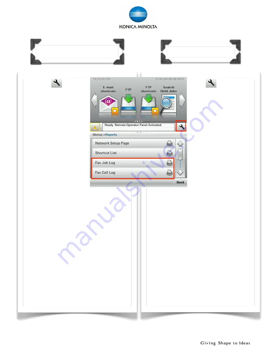 Konica Minolta Bizhub 4020 Shortcut Manual Download Page 29