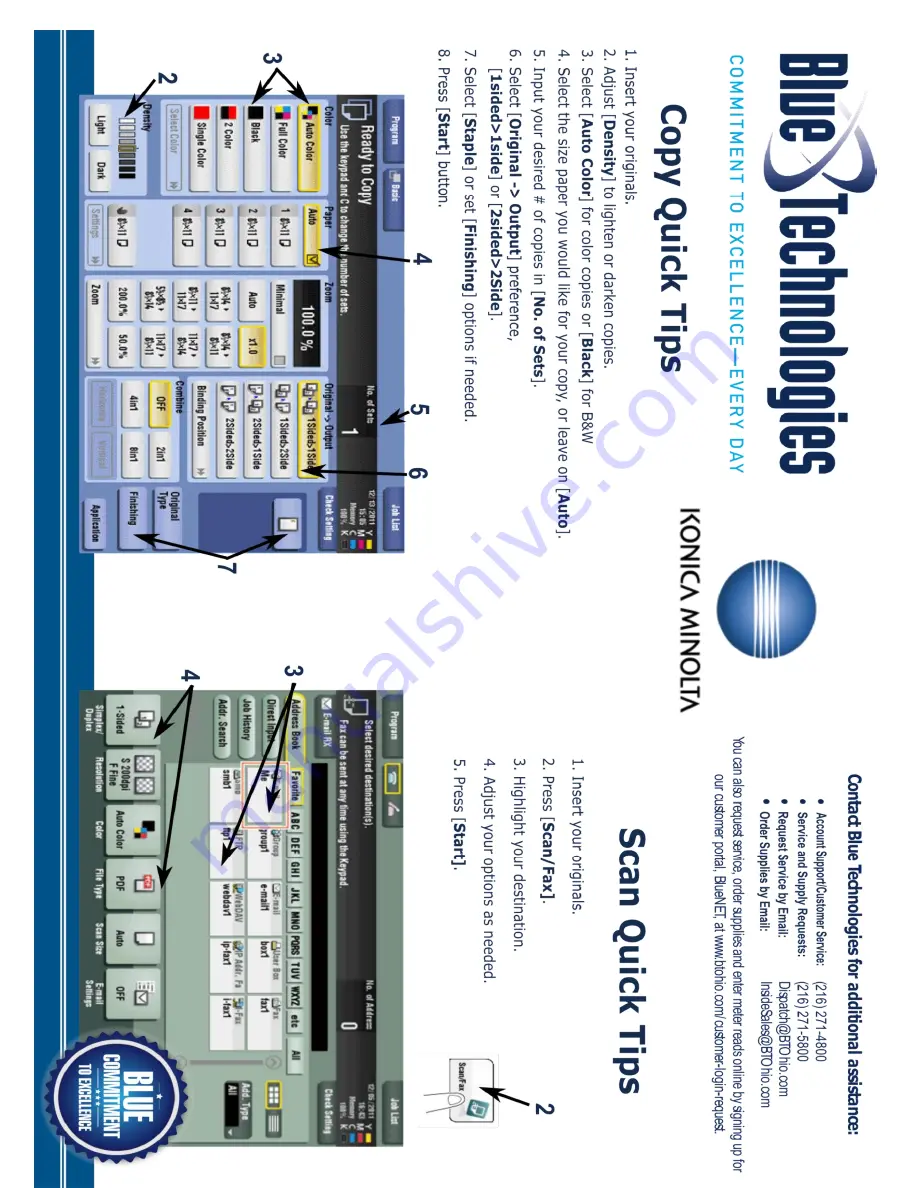 Konica Minolta bizhub 554E Basic Instructions Download Page 4