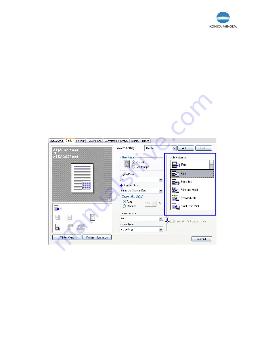 Konica Minolta Bizhub C20P Quick Manual Download Page 25