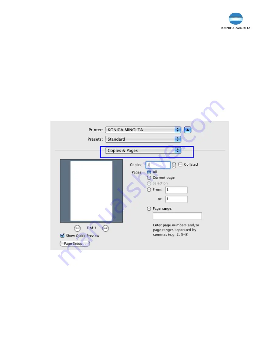 Konica Minolta Bizhub C20P Quick Manual Download Page 30