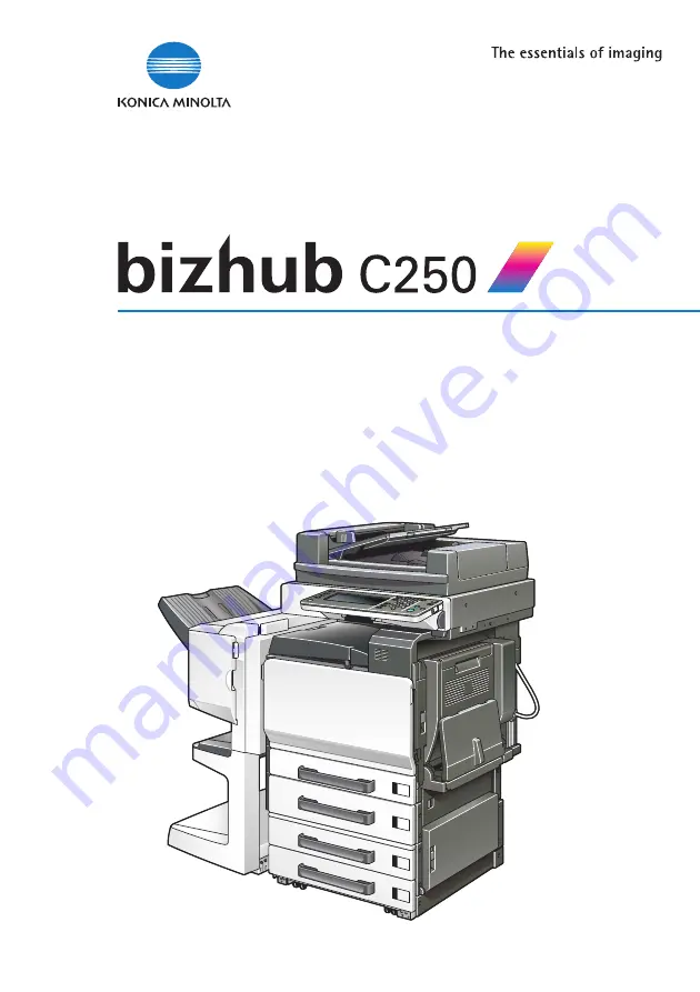 Konica Minolta BIZHUB C250 User Manual Download Page 1