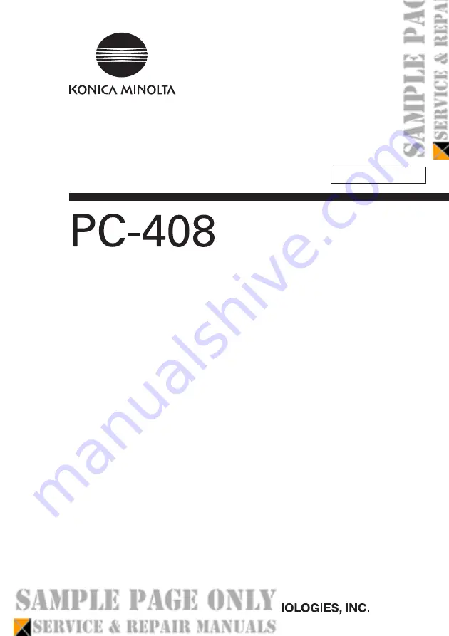 Konica Minolta bizhub C280 Series Скачать руководство пользователя страница 35