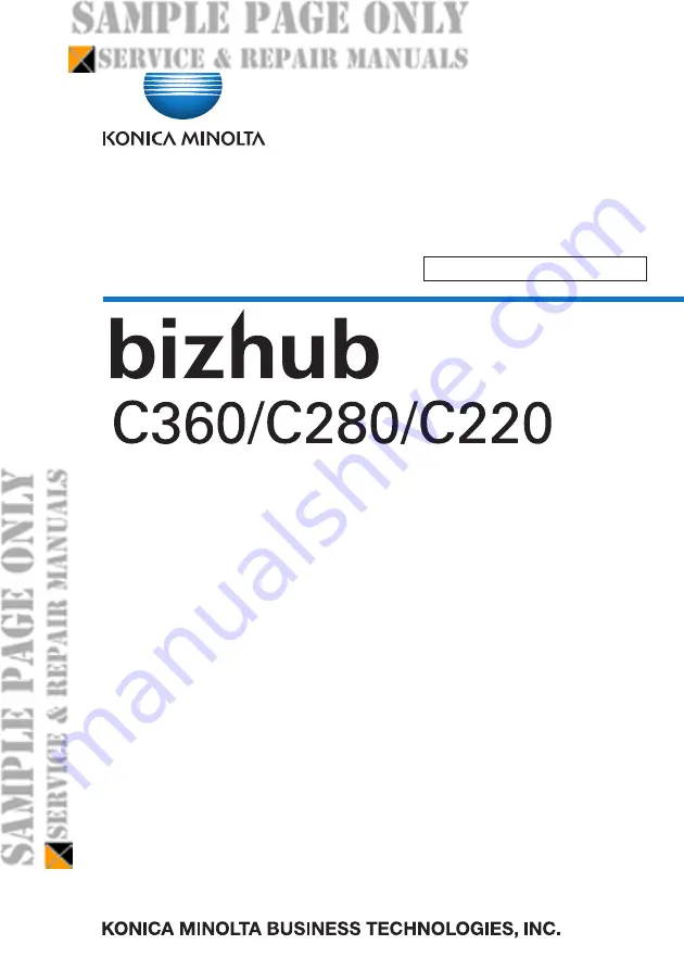 Konica Minolta bizhub C280 Series Service Manual Download Page 42