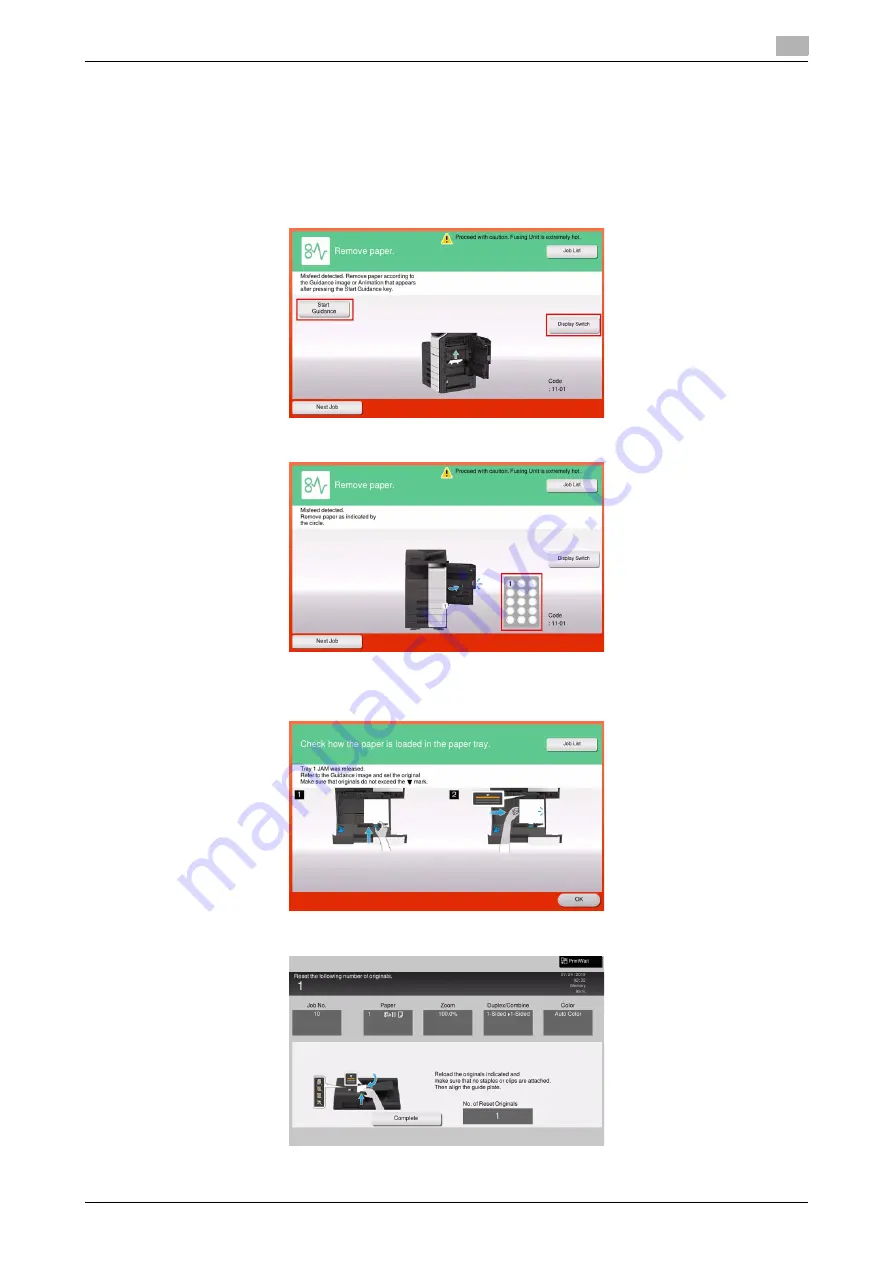 Konica Minolta bizhub C450i Quick Manual Download Page 36