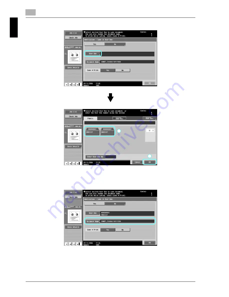 Konica Minolta bizhub C550 Series Quick Manual Download Page 69