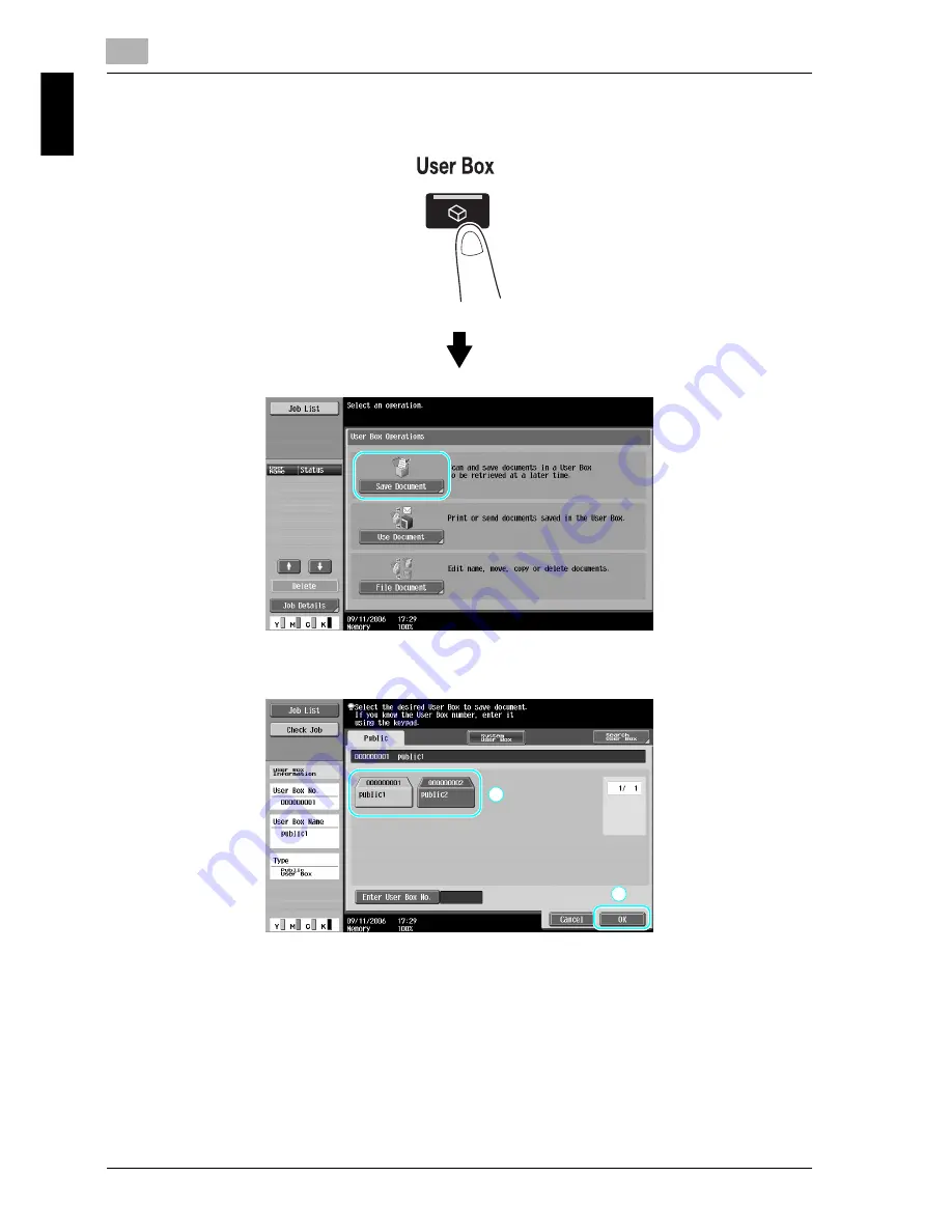 Konica Minolta bizhub C550 Series Quick Manual Download Page 73