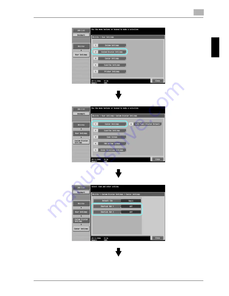 Konica Minolta bizhub C550 Series Quick Manual Download Page 106