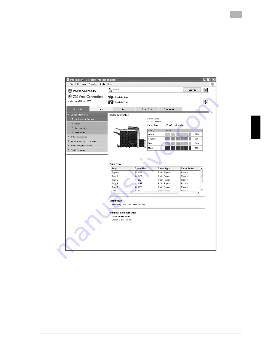 Konica Minolta bizhub C550 Series Quick Manual Download Page 188