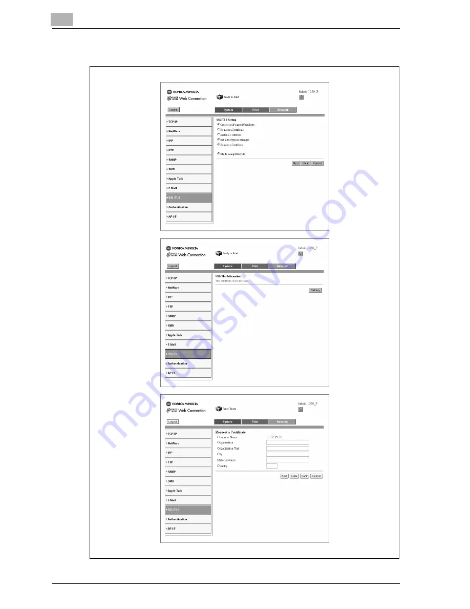 Konica Minolta BIZHUB PRO 1050EP User Manual Download Page 592