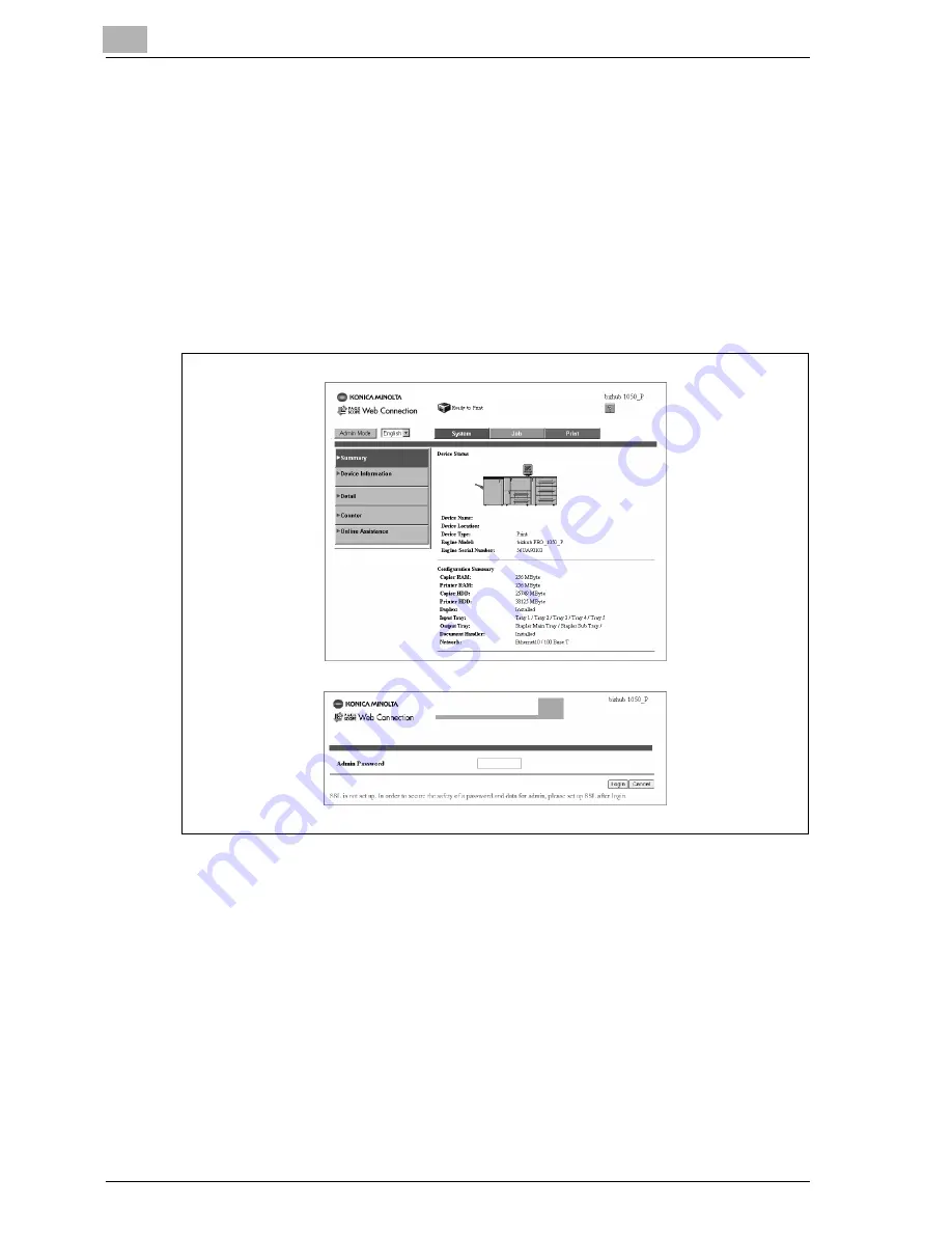 Konica Minolta BIZHUB PRO 1050P User Manual Download Page 426