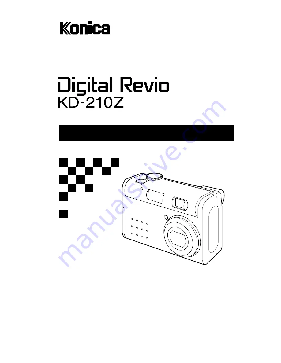 Konica Minolta Digital Revio KD-210Z User Manual Download Page 1