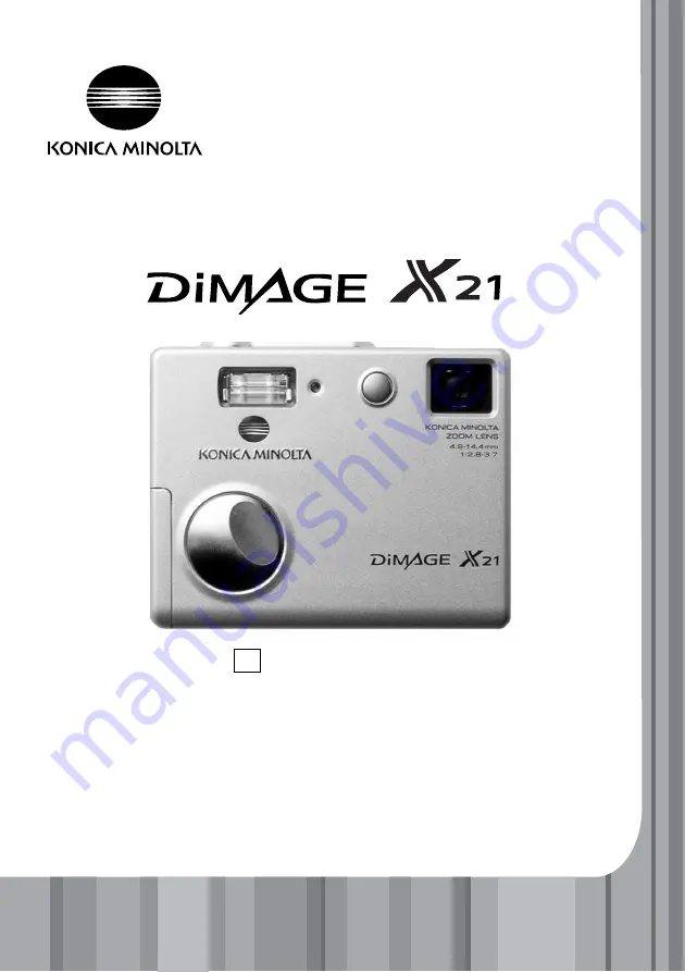 Konica Minolta DiMAGE X21 Скачать руководство пользователя страница 1