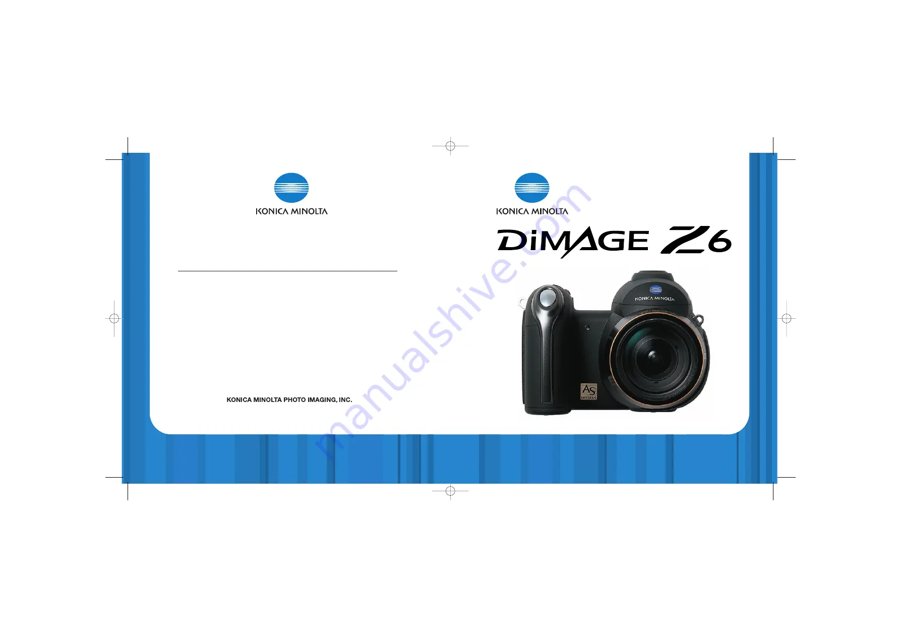 Konica Minolta DiMAGE Z6 (Danish) User Manual Download Page 1