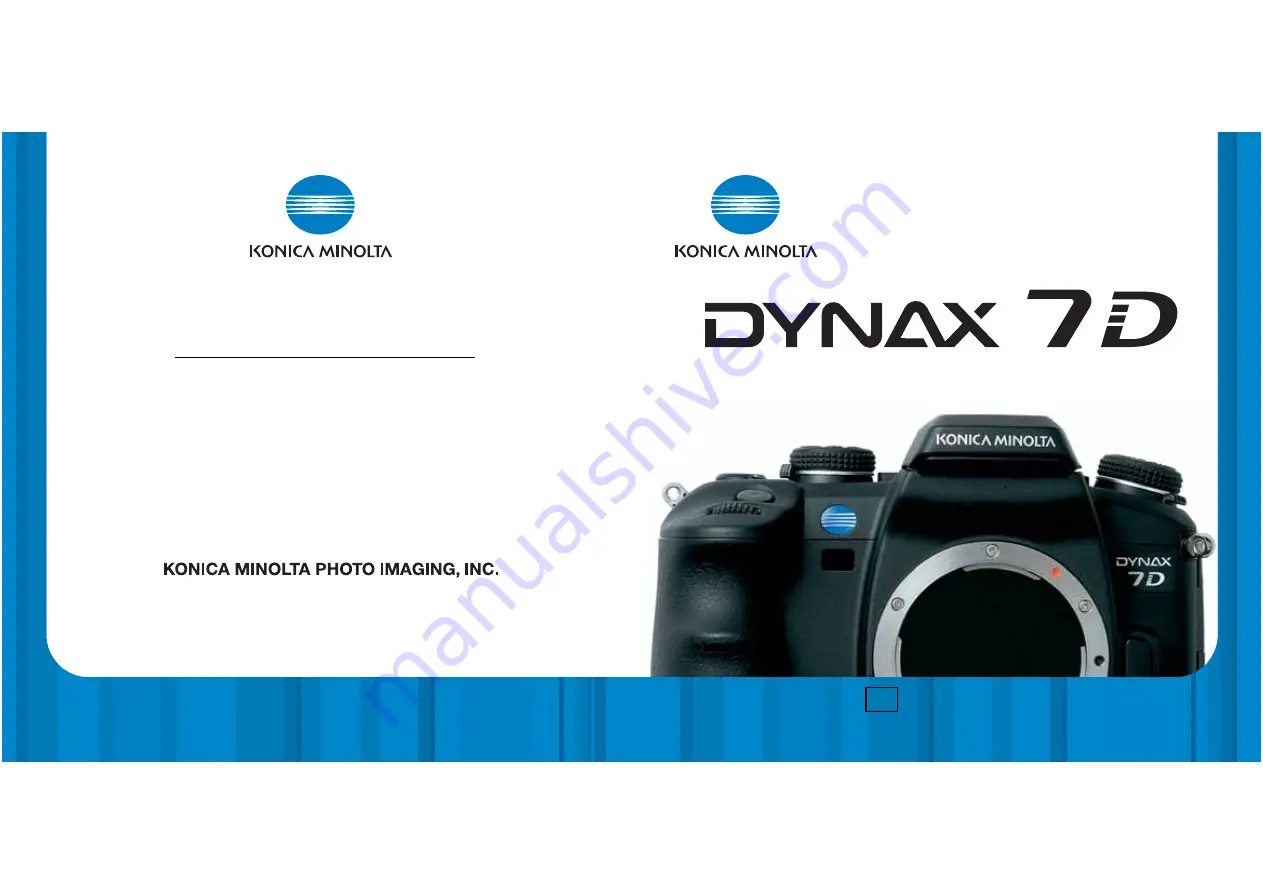 Konica Minolta Dinax 7D (Finnish) Manual Download Page 1