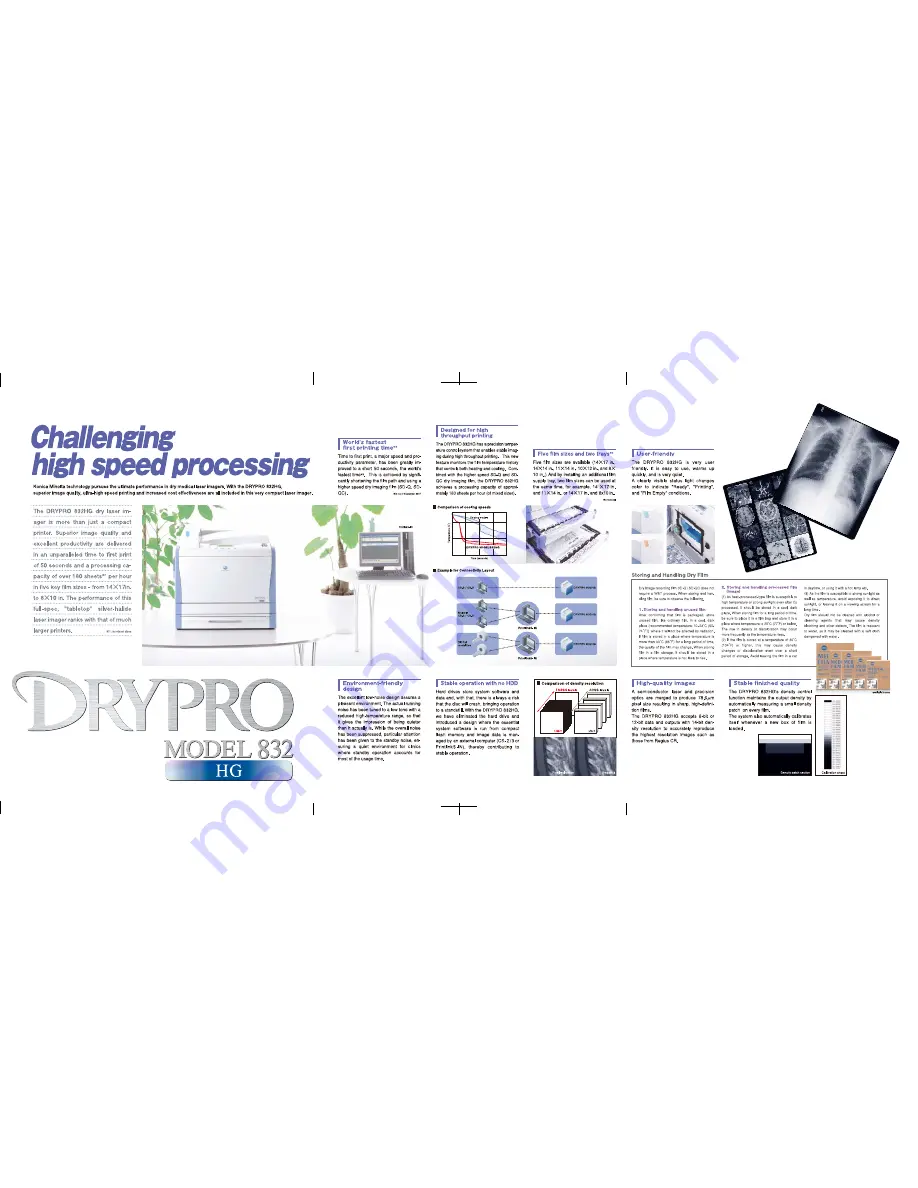 Konica Minolta DRYPRO 832HG Brochure & Specs Download Page 2