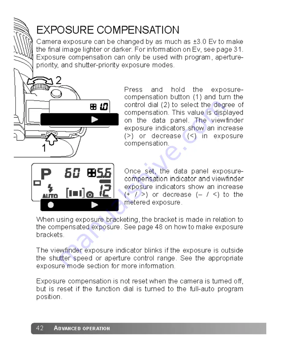 Konica Minolta DYNAX 30 Скачать руководство пользователя страница 42