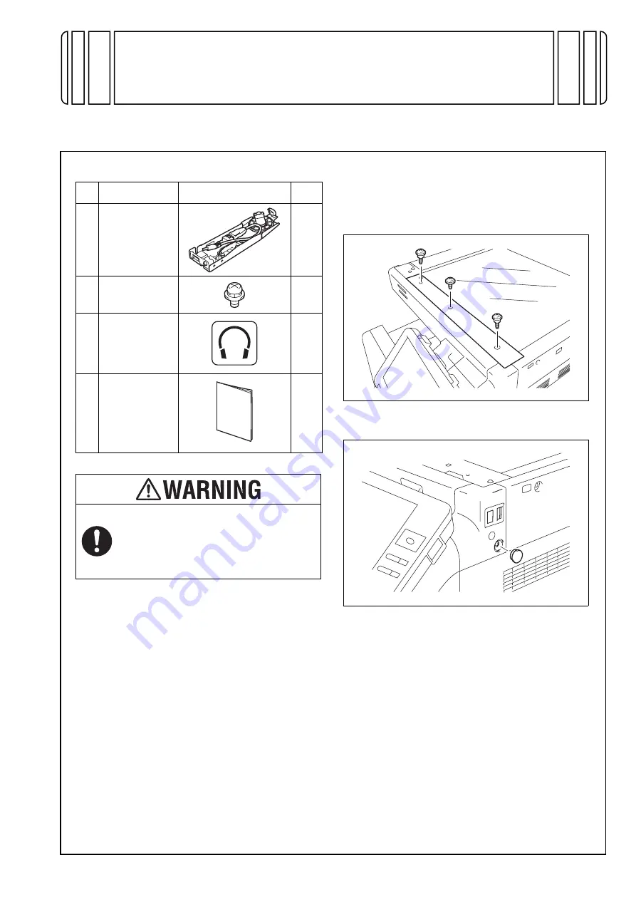 Konica Minolta EK-604 Installation Manual Download Page 1