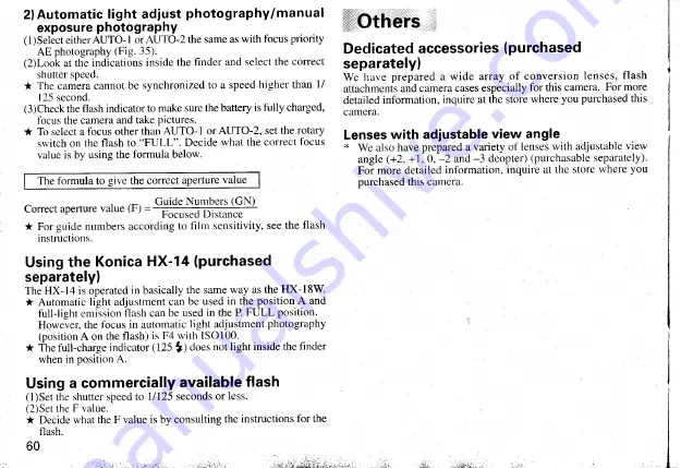 Konica Minolta HEXAR RF User Manual Download Page 28