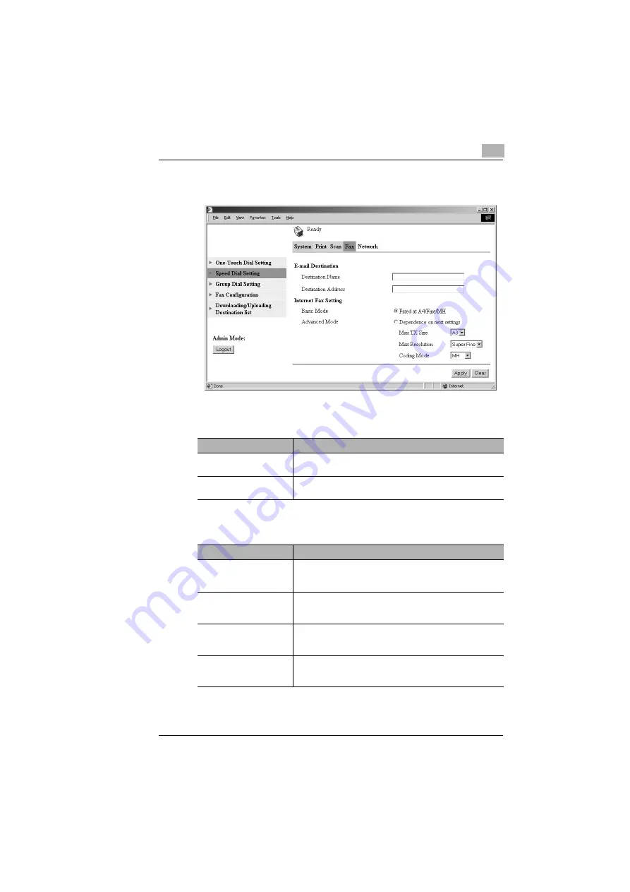 Konica Minolta IF-118 User Manual Download Page 70