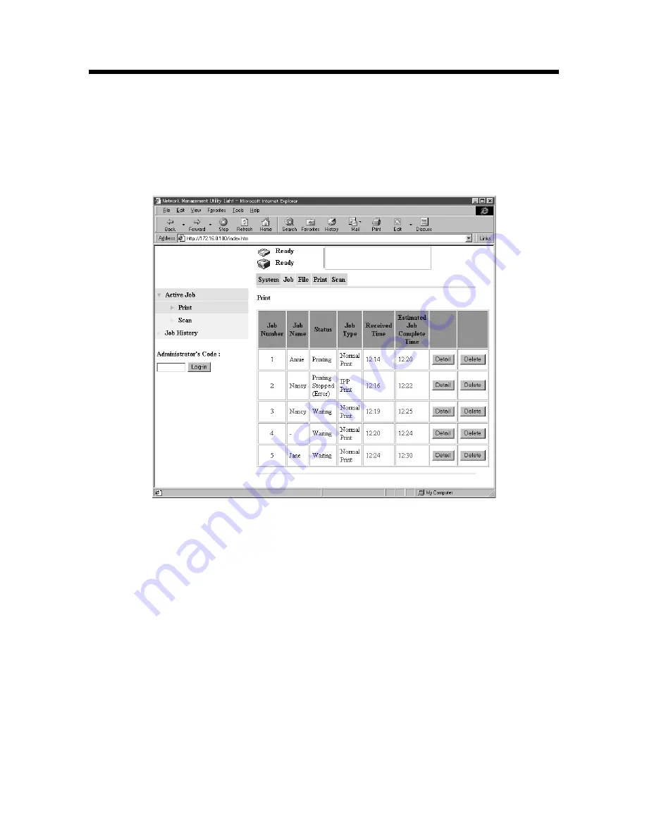 Konica Minolta IP-711 User Manual Download Page 161