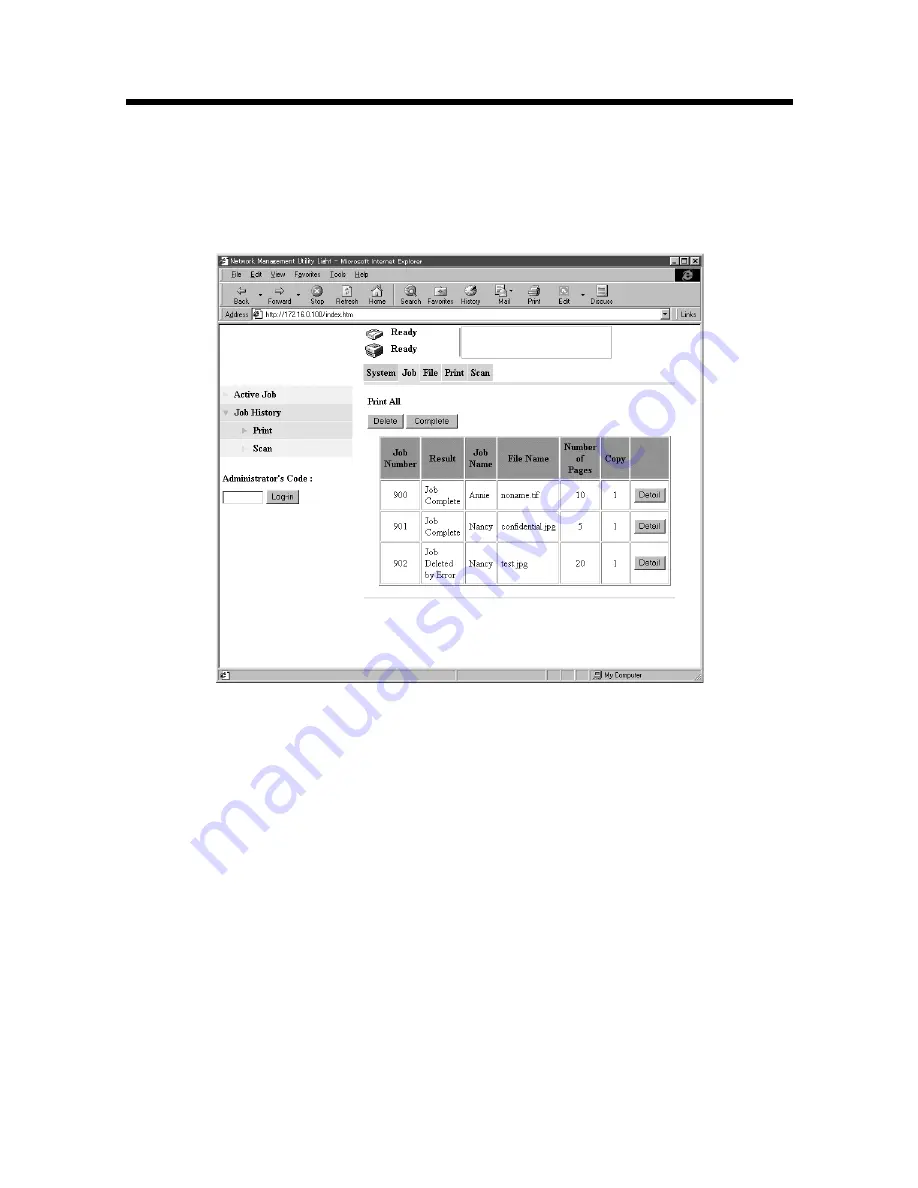 Konica Minolta IP-711 User Manual Download Page 164