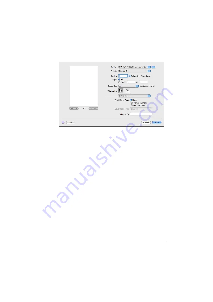 Konica Minolta magicolor 1690MF Reference Manual Download Page 90