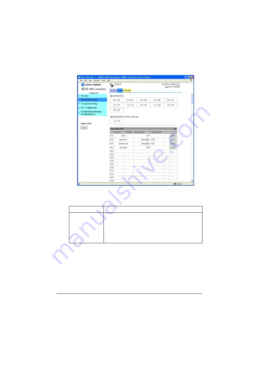 Konica Minolta magicolor 1690MF Reference Manual Download Page 243