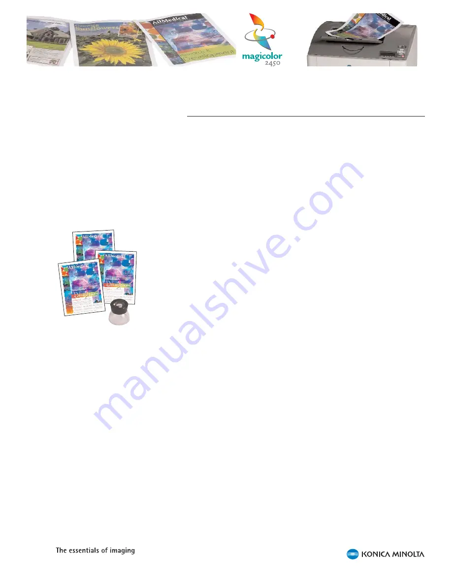 Konica Minolta Magicolor 2450 Technical Manual Download Page 39