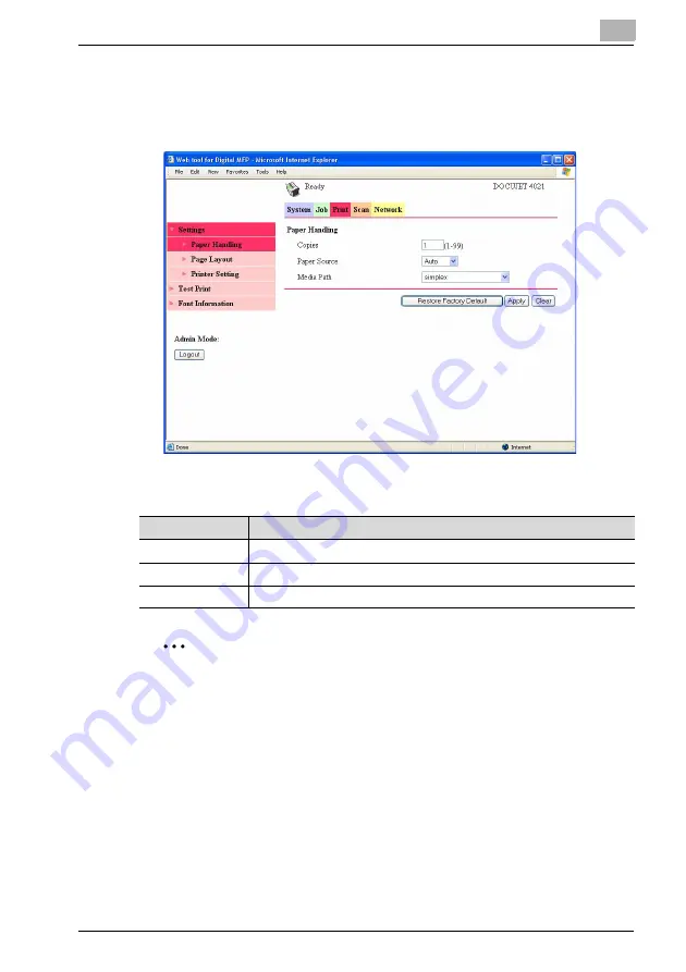 Konica Minolta PCL-400 User Manual Download Page 312