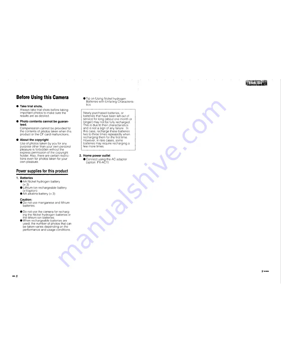 Konica Minolta Q-M200 Instruction Manual Download Page 5