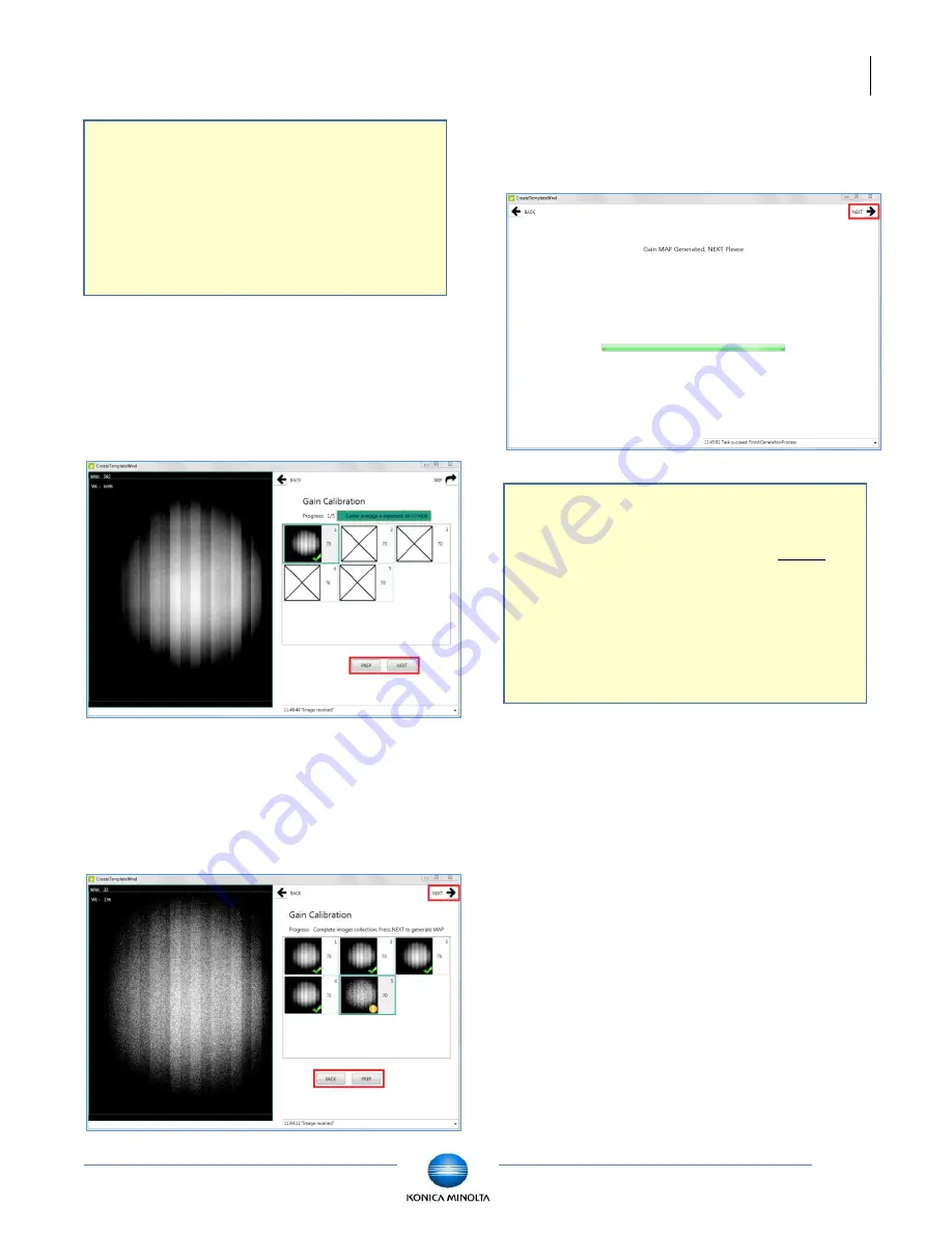 Konica Minolta ViZion DR+ 1417V2 Calibration Manual Download Page 13