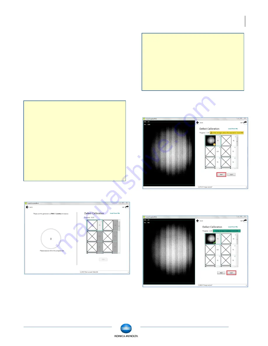 Konica Minolta ViZion DR+ 1417V2 Calibration Manual Download Page 14