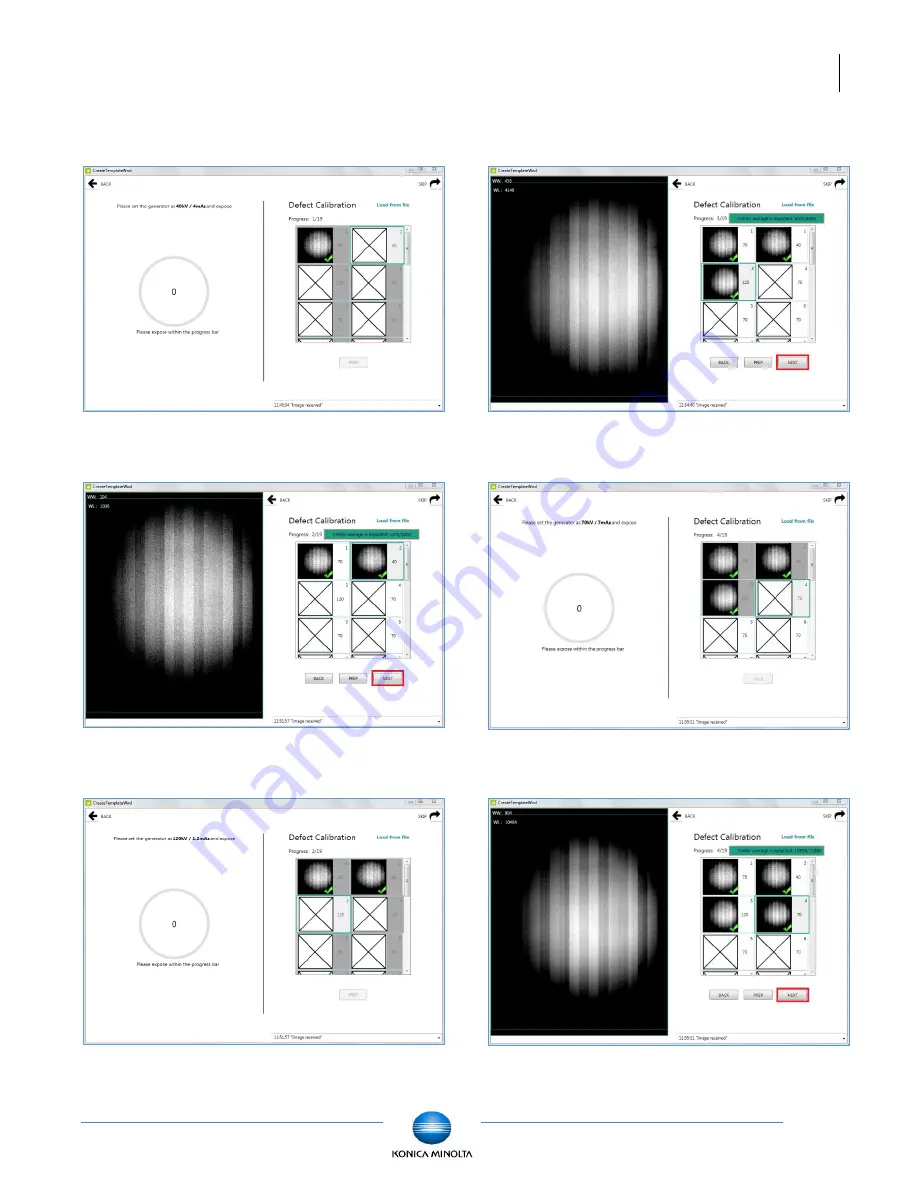 Konica Minolta ViZion DR+ 1417V2 Calibration Manual Download Page 15