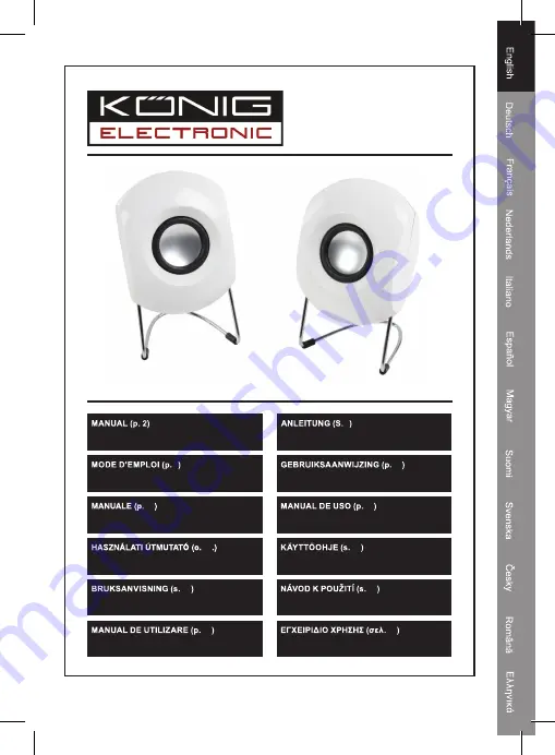 König CMP-SPUSB20 Manual Download Page 1