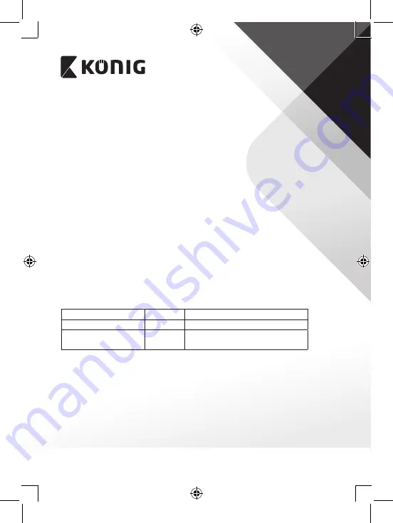 König CSBTTRNSM100 Manual Download Page 3