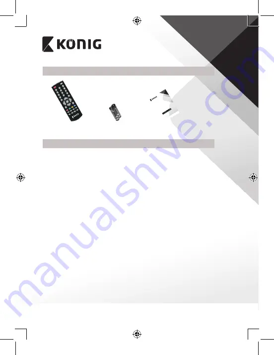 König DVB-T2 FTA10 Manual Download Page 5