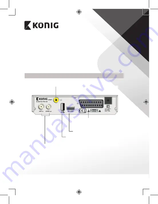 König DVB-T2 FTA10 Manual Download Page 104