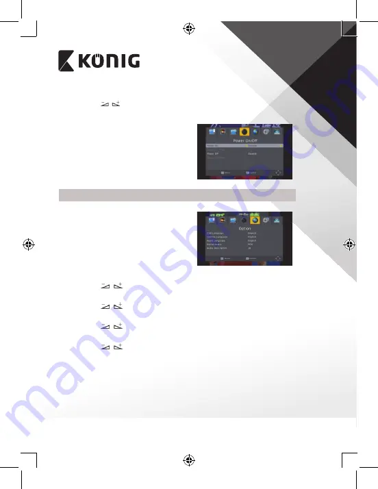 König DVB-T2 FTA10 Manual Download Page 276