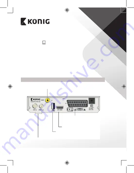 König DVB-T2 FTA10 Manual Download Page 362