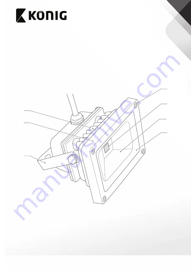 König KNLEDFL10W Скачать руководство пользователя страница 2