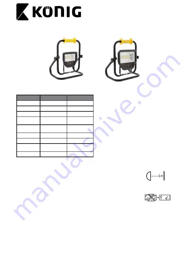 König KNLEDFLST30W Installation And Operating Manual Download Page 11