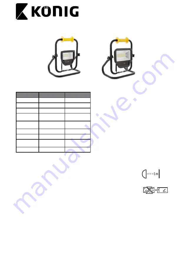 König KNLEDFLST30W Installation And Operating Manual Download Page 31