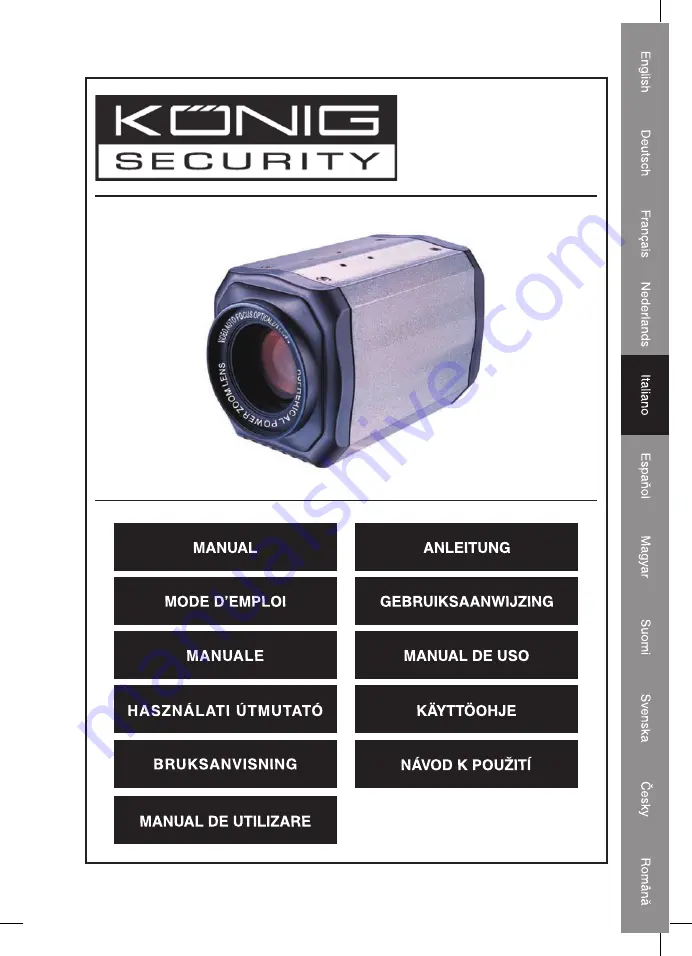 König SEC-CAM800 Manual Download Page 29