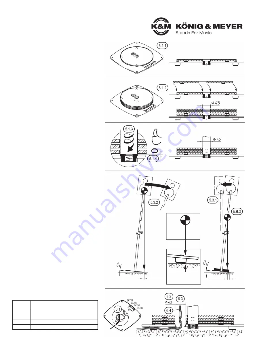 Konig & Meyer 26709 Manual Download Page 4